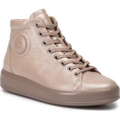 Sneakersy ECCO - Soft 9 243833 02211 Powder. Brązowe półbuty damskie ecco, ze skóry. W wyprzedaży za 359,00 zł.