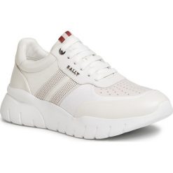 Sneakersy BALLY - Bison 6230656 White Lamb Plain 0300. Białe sneakersy męskie Bally, bez zapięcia. W wyprzedaży za 1079,00 zł.