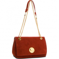 Torebka COCCINELLE - CD Liya Suede E1 CD1 12 03 01 Bourgogne/Bourg R00. Czerwone torebki klasyczne damskie marki Coccinelle, ze skóry. W wyprzedaży za 719,00 zł.