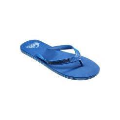 Japonki MOLOKAI WAVE męskie. Czarne klapki męskie Quiksilver, bez wzorów, z gumy. Za 69,99 zł.