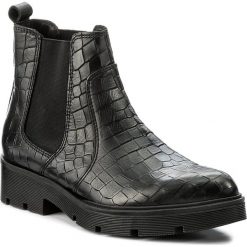 Sztyblety BRONX - 44145-F BX 823 Black 01. Czarne botki damskie skórzane marki Bronx. W wyprzedaży za 199,00 zł.