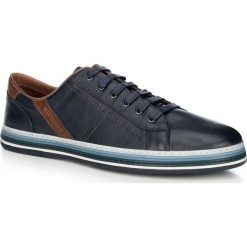 Buty męskie 88-M-803-7. Niebieskie buty sportowe męskie Wittchen, z gumy, na sznurówki. Za 459,00 zł.