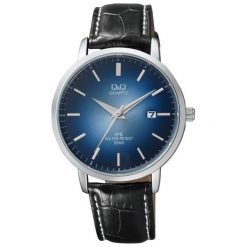 Zegarek Q&Q Męski Klasyczny QZ06-302 Silver & Blue. Niebieskie zegarki męskie Q&Q. Za 142,00 zł.