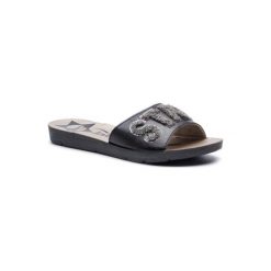 INBLU MEAPOO96. Czarne klapki damskie Inblu, bez wzorów, ze skóry ekologicznej, bez obcasa. Za 59,99 zł.