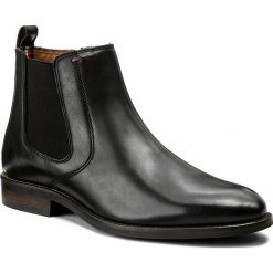 Kozaki TOMMY HILFIGER - Daytona 4A FM0FM00720 Black 990. Czarne buty zimowe męskie TOMMY HILFIGER, z materiału. Za 649,00 zł.