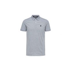Koszulki polo z krótkim rękawem Selected 16049517 HARO. Szare koszulki męskie Selected, s, bez wzorów, z krótkim rękawem. Za 76,81 zł.
