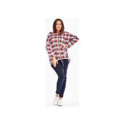 Wzorzysta bluza z kapturem. Pomarańczowe bluzy damskie Bird, s, bez wzorów, bez rękawów, z kapturem. Za 425,00 zł.