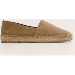 Mango Man - Espadryle Yute. Żółte espadryle męskie Mango Man, na co dzień, bez wzorów, z bawełny, casualowe, bez zapięcia. Za 199,90 zł.