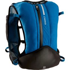 Plecak Do Biegania Trail 10 L Niebiesko-Czarny. Niebieskie plecaki męskie EVADICT, bez wzorów, z elastanu. Za 129,99 zł.