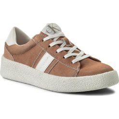 Sneakersy CALVIN KLEIN JEANS - Gaia R8782 Dusk/White. Różowe półbuty damskie Calvin Klein Jeans, z jeansu. W wyprzedaży za 289,00 zł.