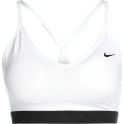 Biustonosze sportowe: Nike Performance INDY BRA Biustonosz sportowy white/black/black