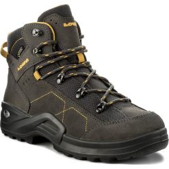 Trekkingi LOWA - Kody III Gtx Mid Junior GORE-TEX 350099 Anthracite/Yellow 9750. Szare śniegowce dziewczęce Lowa, bez zapięcia. W wyprzedaży za 449,00 zł.