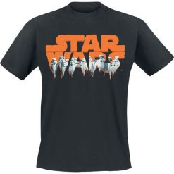 Star Wars Logo - Stormtroopers T-Shirt czarny. Czarne t-shirty męskie z nadrukiem Star Wars, xl, z okrągłym kołnierzem. Za 54,90 zł.