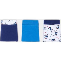 Blukids - Bokserki dziecięce (3 pack). Niebieskie majtki chłopięce Blukids, bez wzorów, z elastanu. Za 39,90 zł.