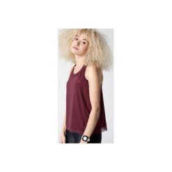 Top do biegania RUN FEEL damski. Czerwone topy damskie KALENJI, bez wzorów, z elastanu, bez rękawów, do biegania. Za 49,99 zł.