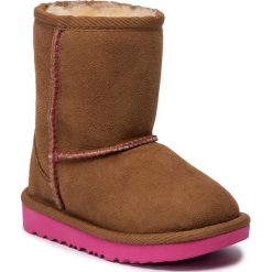 Buty UGG - T Classic II 1017703T T/Cpal. Pomarańczowe śniegowce dziewczęce Ugg, bez zapięcia. W wyprzedaży za 349,00 zł.