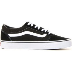 BUTY WARD. Czarne trampki męskie Vans, bez wzorów, z tkaniny, klasyczne, bez zapięcia. Za 279,99 zł.