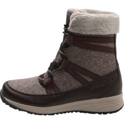 Salomon HEIKA Śniegowce black coffee/cinder/black. Pomarańczowe buty sportowe damskie marki Salomon, ze skóry. W wyprzedaży za 395,40 zł.