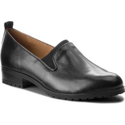 Półbuty CAPRICE - 9-24351-21 Black Nappa 022. Czarne półbuty damskie skórzane marki Caprice, na obcasie. W wyprzedaży za 189,00 zł.