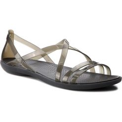 Sandały CROCS - Isabella Strappy Sandal W 204915 Black. Czarne klapki damskie Crocs, bez wzorów, z tworzywa sztucznego, bez obcasa, na obcasie. W wyprzedaży za 169,00 zł.