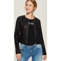 Kurtka biker - Czarny. Czarne kurtki damskie Sinsay, l. Za 99,99 zł.