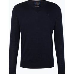 Swetry męskie: Polo Ralph Lauren – Męski sweter z wełny merino, niebieski