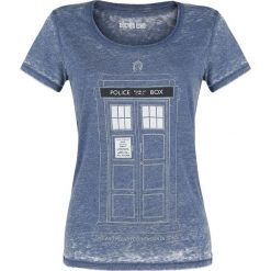 Bluzki damskie: Doctor Who Tardis Koszulka damska odcienie niebieskiego