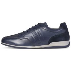 Geox Tenisówki Męskie Timothy 44 Ciemnoniebieskie. Szare trampki męskie marki Geox, bez wzorów, bez zapięcia. Za 499,00 zł.