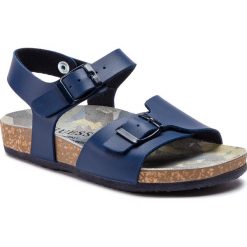 Sandały GUESS - Briks FI6BRI ELE03 032. Niebieskie sandały chłopięce Guess, ze skóry ekologicznej, bez zapięcia. W wyprzedaży za 179,00 zł.