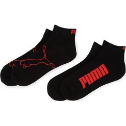 Zestaw 2 par niskich skarpet unisex PUMA - 906732 Black/White/Red 04. Czarne skarpetki damskie Puma, bez wzorów, z elastanu. Za 29,00 zł.