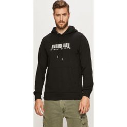 Diesel - Bluza. Czarne bluzy męskie Diesel, s, z aplikacjami, z bawełny, z kapturem, bez rękawów, z kapturem. Za 749,90 zł.