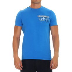 T-shirty męskie z nadrukiem: T-shirt w kolorze niebieskim