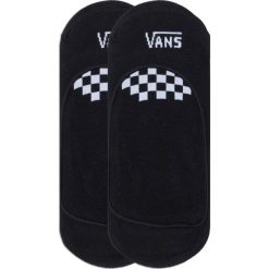 Vans 2-pack Skarpetki Czarny. Czarne skarpetki damskie Vans, bez wzorów, z elastanu. Za 59,95 zł.