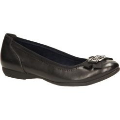 BALERINY TAMARIS 1-22100-23. Czarne baleriny damskie Casu. Za 219,99 zł.