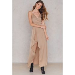 Sukienki: Passion Fusion Sukienka Bieliźniana Maxi – Pink
