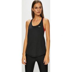 Under Armour - Top. Szare topy damskie Under Armour, s, z elastanu, z okrągłym kołnierzem. Za 99,90 zł.