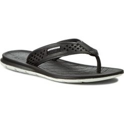 Japonki ECCO - Intrinsic Toffel 88000301001 Black. Czarne klapki damskie ecco, w paski, ze skóry, na niskim obcasie. W wyprzedaży za 139,00 zł.