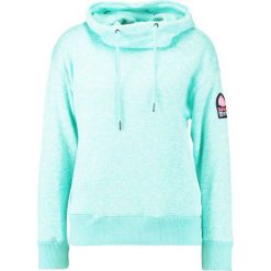 Bluzy damskie: Superdry Bluza z kapturem bright blue