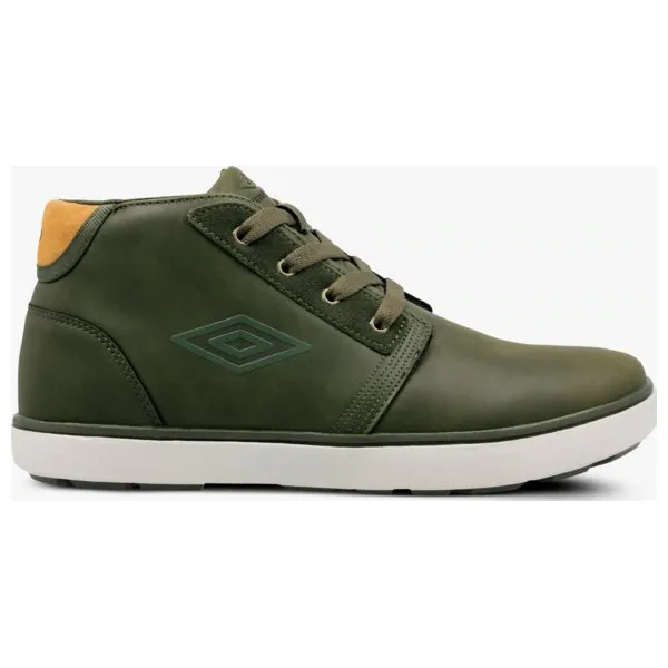 Umbro Kent buty męskie, zielony, rozmiar 44. Zielone buty sportowe męskie Umbro, ze skóry, bez zapięcia. W wyprzedaży za 103,99 zł.