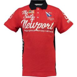 Koszulka polo w kolorze czerwonym. Czerwone koszulki polo męskie Geographical Norway Men, s, z nadrukiem, z bawełny, polo, bez rękawów. W wyprzedaży za 90,95 zł.
