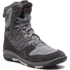 Śniegowce JACK WOLFSKIN - Vancouver Texapore High W 4020631 Dark Iron. Szare kozaki damskie marki Jack Wolfskin, na zimę, ze skóry, bez obcasa, bez zapięcia. W wyprzedaży za 489,00 zł.