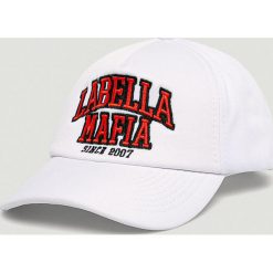 LaBellaMafia - Czapka. Białe czapki damskie LABELLAMAFIA, z nadrukiem, z poliesteru. Za 149,90 zł.