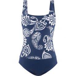 Kostium kąpielowy shape Level 1 bonprix niebiesko-biały. Niebieskie stroje kąpielowe damskie bonprix, bez wzorów. Za 99,99 zł.