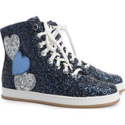 Twinset Sneakersy. Trampki i tenisówki damskie Twin Set, z aplikacjami, ze skóry, bez zapięcia. Za 439,00 zł.