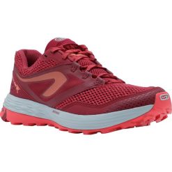 Buty do biegania damskie trail TR różowo-białe. Różowe buty sportowe damskie EVADICT, bez wzorów, z poliesteru, do biegania. Za 179,99 zł.