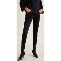 Mango - Jeansy Skinny. Czarne rurki damskie marki Mango, z elastanu. Za 119,90 zł.