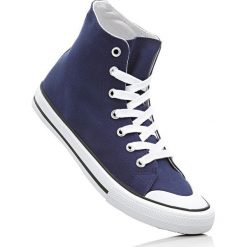 Wysokie sneakersy bonprix niebieski. Niebieskie buty sportowe damskie bonprix, bez wzorów, sportowe. Za 54,99 zł.