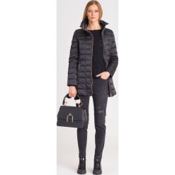 KURTKA EA7 EMPORIO ARMANI. Czarne kurtki damskie EA7 Emporio Armani, s, z aplikacjami, z włókna, bez kaptura. Za 615,00 zł.