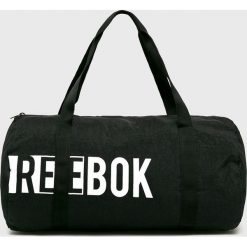 Reebok - Torba sportowa. Czarne torebki damskie sportowe marki Reebok, z poliesteru, sportowe. Za 129,90 zł.