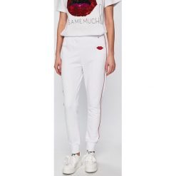 Silvian Heach - Spodnie. Białe legginsy damskie Silvian Heach, s, z bawełny, z standardowym stanem. Za 299,90 zł.